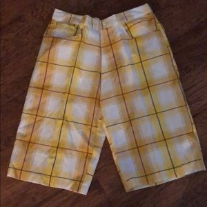 Men's plaid shorts